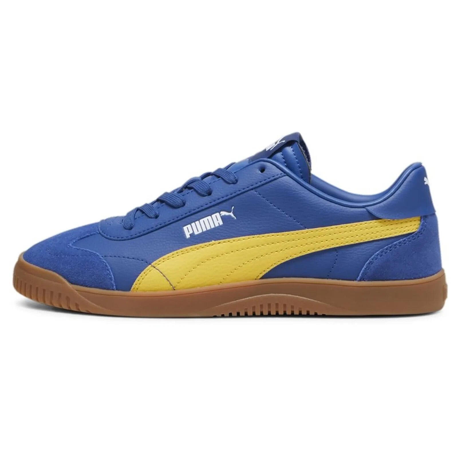 

Кроссовки Puma Club 5V5 395104-05, мужские, синие, кожаные, на шнуровке, DWA839 Puma, синий