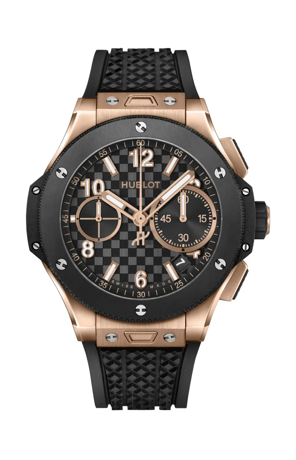 Биг Бэнг Ориджинал Юнико Кинг Голд Керамик 43 мм - 431.OM.1380.RX HUBLOT, золотой