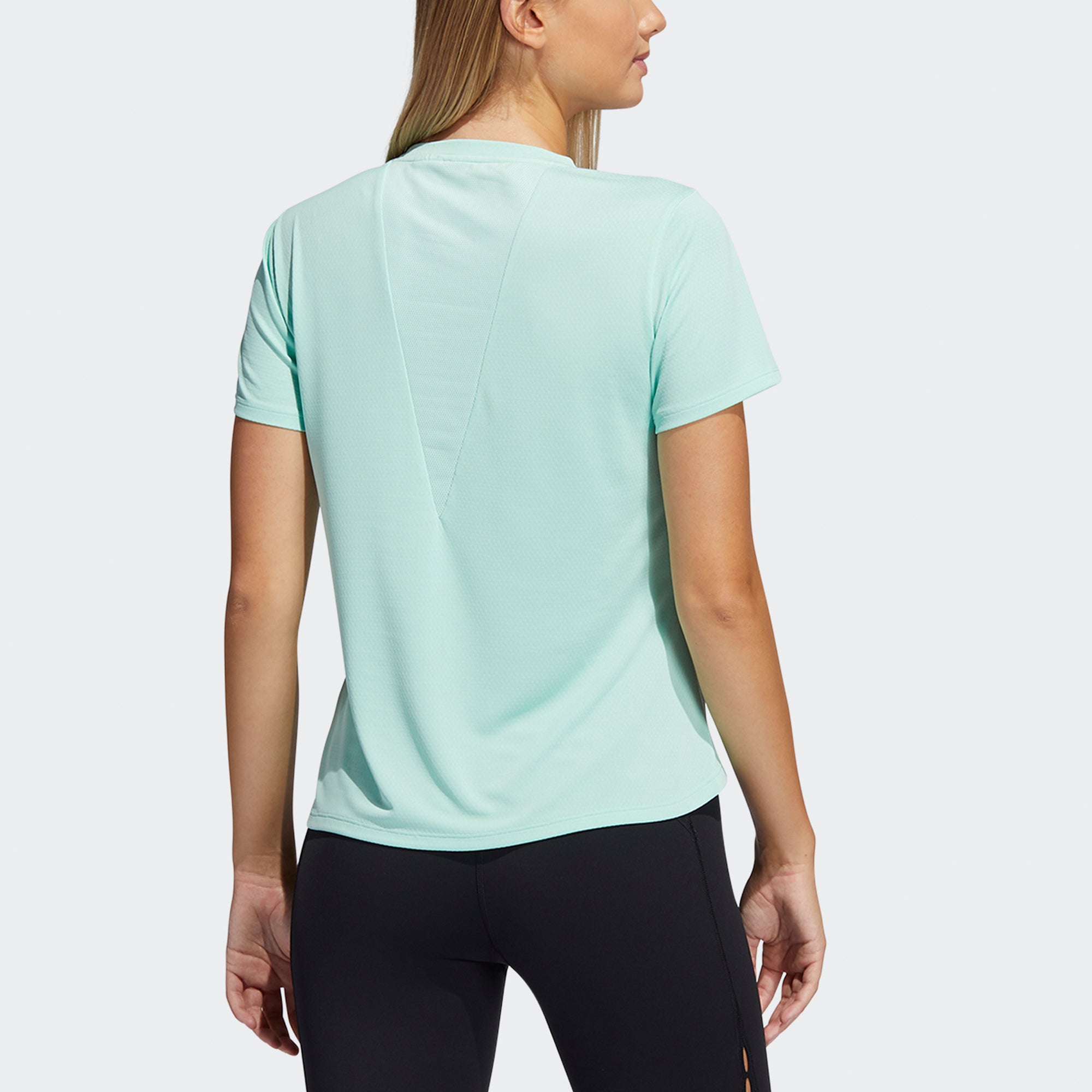 Футболка (WMNS) adidas Heatrdy Focus T Intense Training Sports Short Sleeve T-shirt Mint Green — фото 3