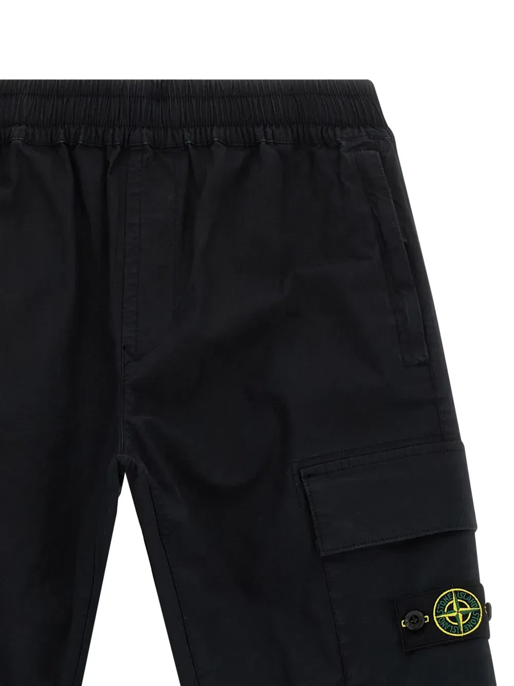 Грузовые брюки с нашивкой-логотипом Stone Island Junior, синий — фото 3