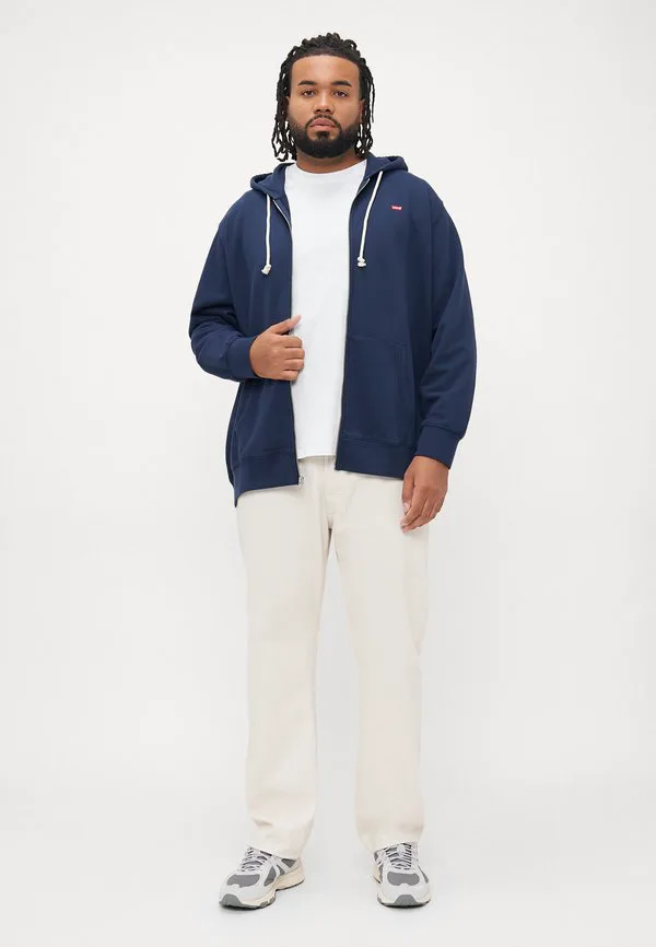 Большая оригинальная толстовка на молнии Levi'S Plus, Navy — фото 2