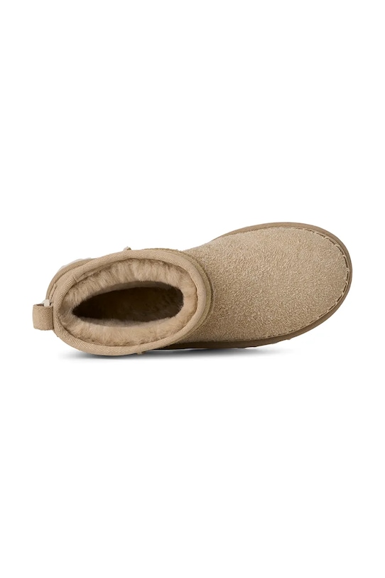 Угги утепленные UGG Classic Ultra Mini Biarritz, бежевый — фото 4