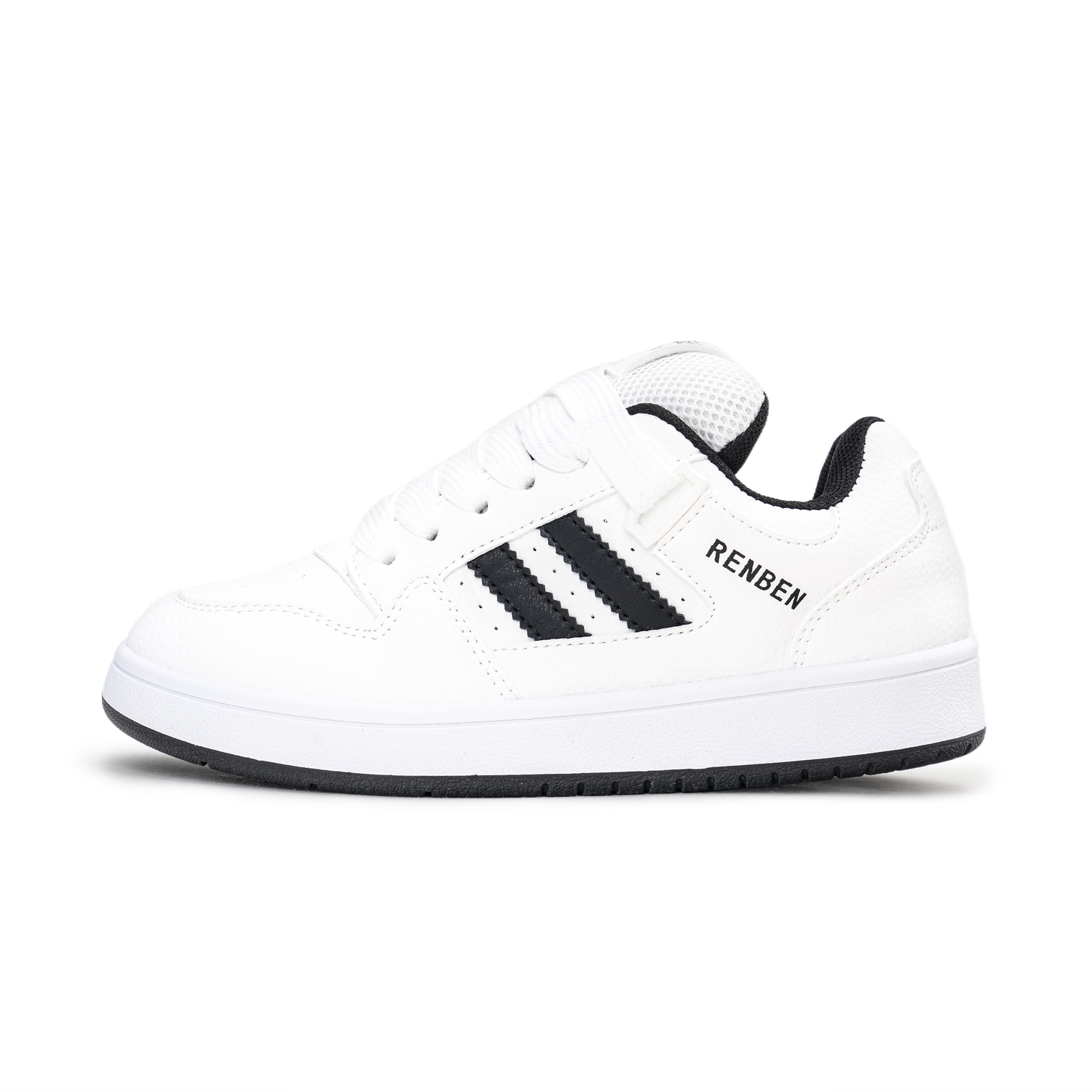 

Humanism 1986 Амортизирующие противоскользящие износостойкие облегченные повседневные низкие кроссовки для увеличения роста унисекс белый черный, цвет White Black