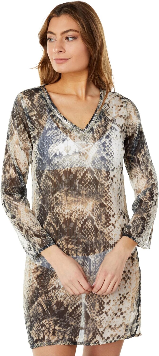 

Туника America & Beyond Moon Mist Snakeskin Tunic, цвет Snake