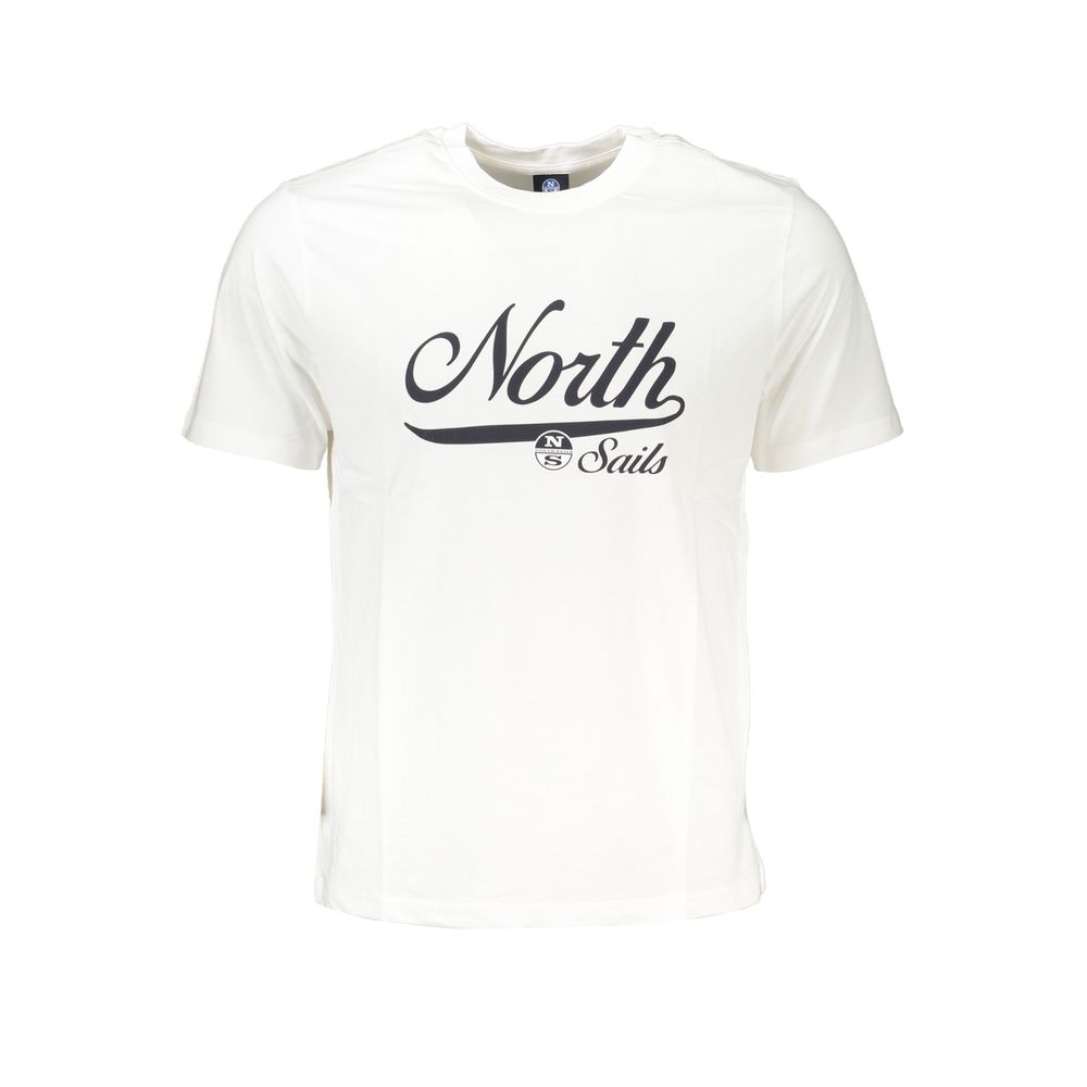 

Белая хлопковая футболка North Sails