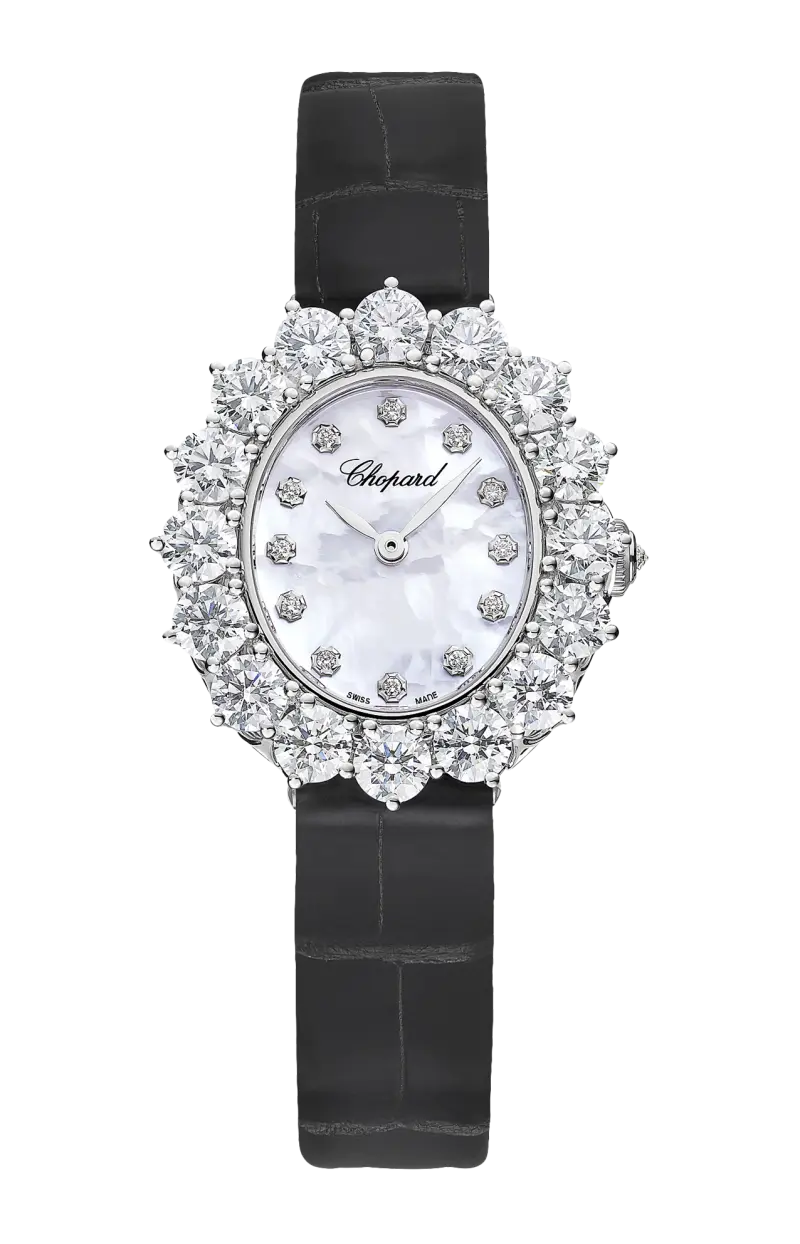 

Час алмаза 30 x 27 мм, этическое белое золото, бриллианты, механический механизм с ручным заводом - 13a393-1106 CHOPARD