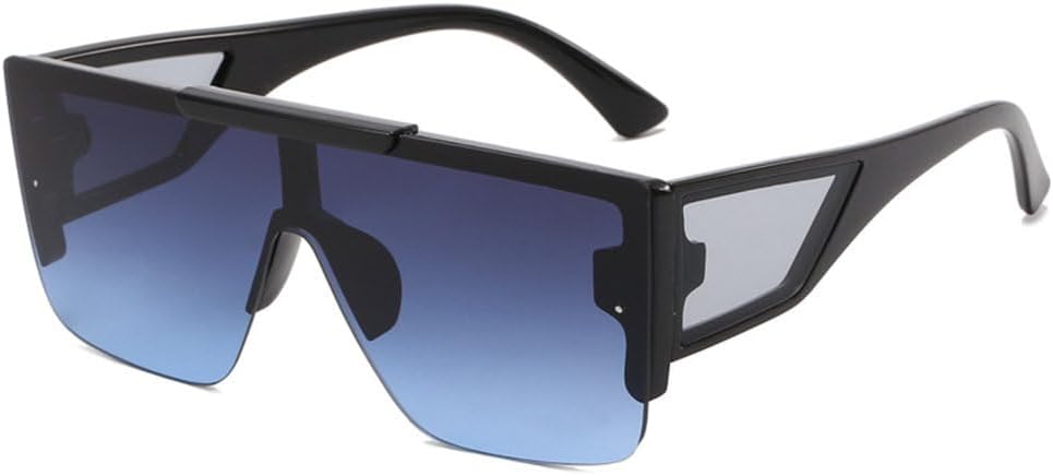 

Женские солнцезащитные очки с очень большой дугой, роскошные винтажные черные очки с широкими дужками, мужские очки в большой оправе с защитой от УФ-излучения UV400 LVTFCO, 13