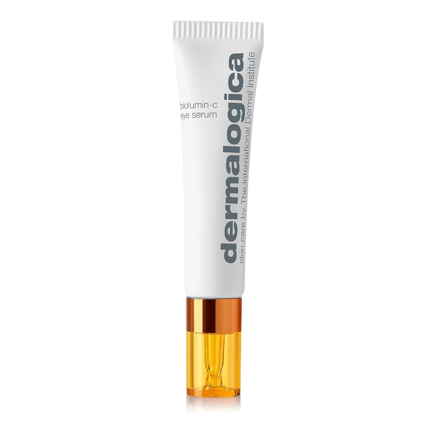 Сыворотка для глаз Dermalogica Biolumin-C с витамином С, осветляет кожу вокруг глаз, уменьшает видимость мелких морщин и делает кожу гладкой, 0,5 жидких унций.