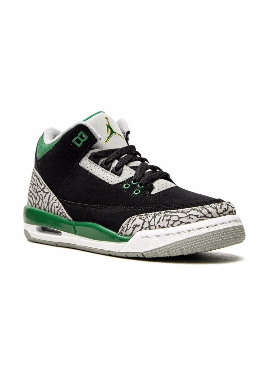 

Кроссовки Air Jordan 3 Retro Pine Green Jordan Kids, черный