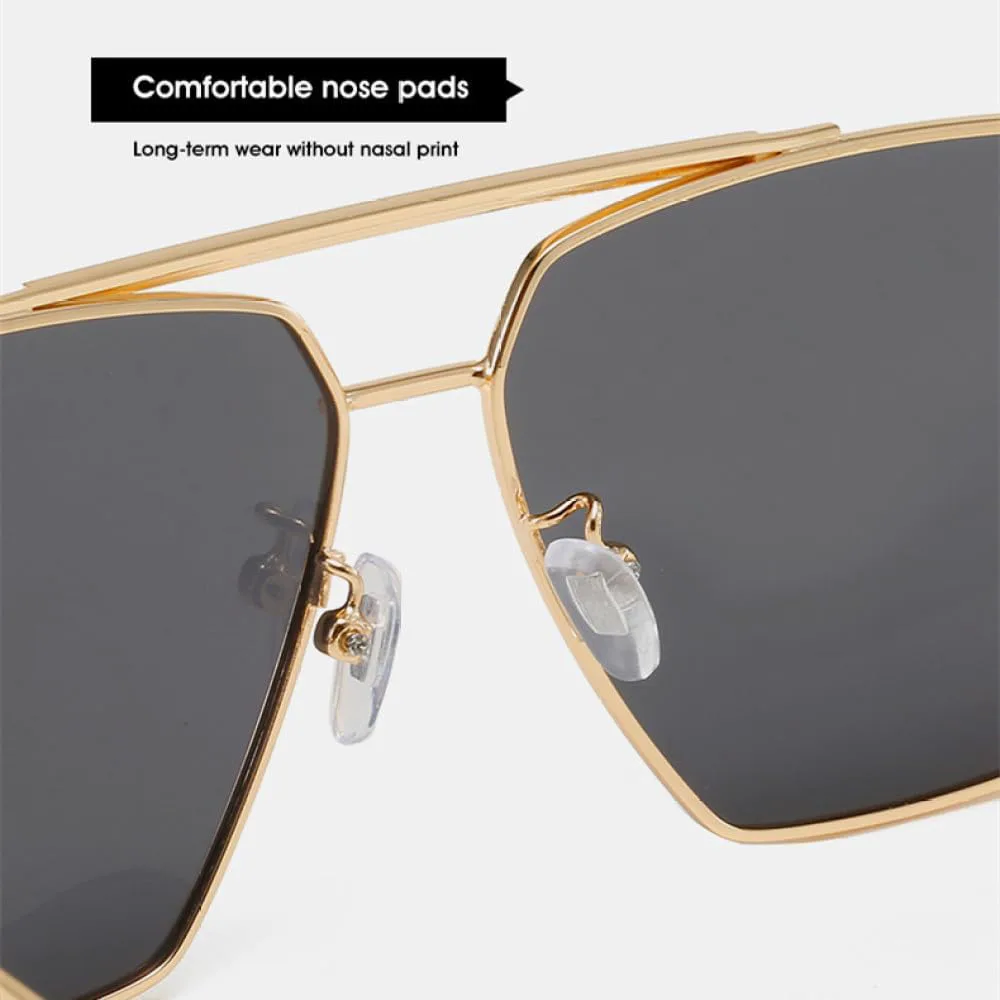 

Модные стильные мужские очки для вождения, солнцезащитные очки летнего стиля для женщин, винтажные солнцезащитные очки в стиле панк generic, Black Yellow