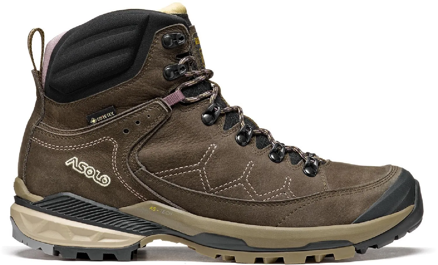 Женские треккинговые ботинки Falcon EVO NBK GV Asolo, Dark Brown/Rose Taupe