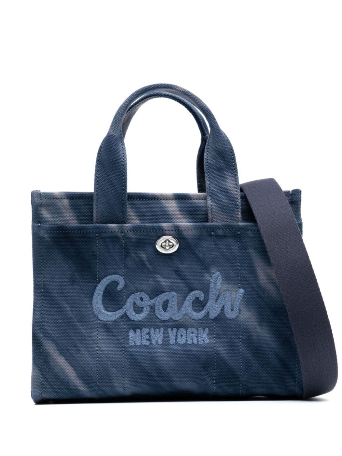 

Coach сумка-тоут Cargo с принтом тай-дай, синий