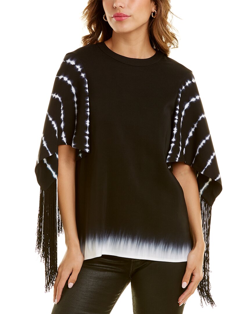 

Топ Proenza Schouler с рукавами-накидкой, черный