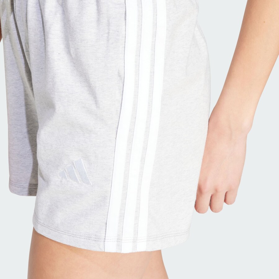 Обычные тренировочные брюки ADIDAS SPORTSWEAR Essentials, пятнистый серый — фото 3
