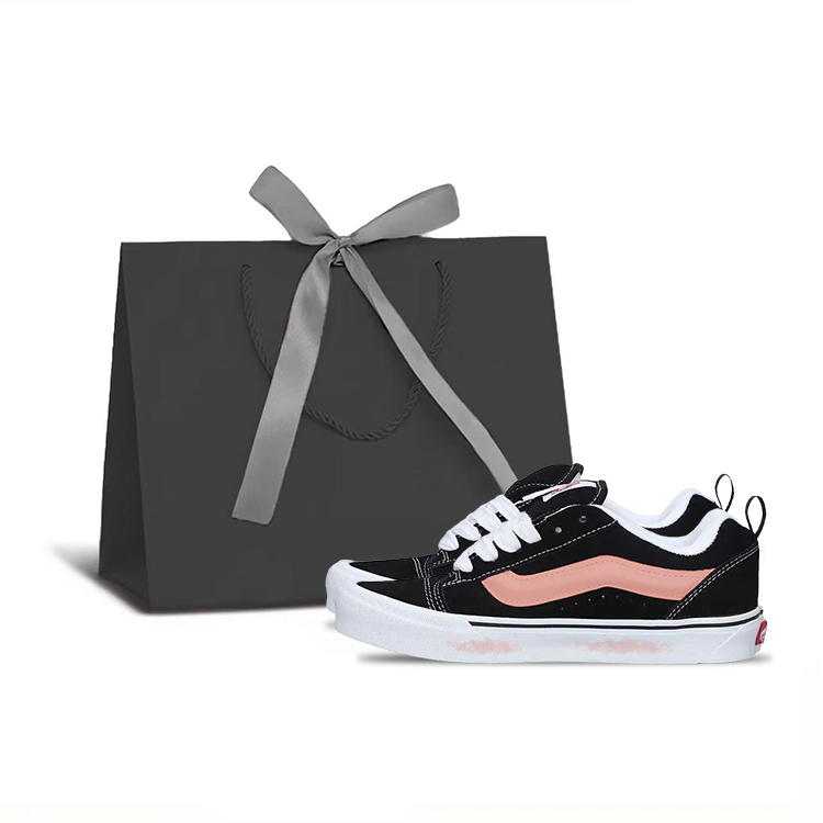 

Knu Skool Slip Resistant, Abrasion Resistant, легкие низкие кроссовки для скейтбординга Unisex Vans, черный коричневый