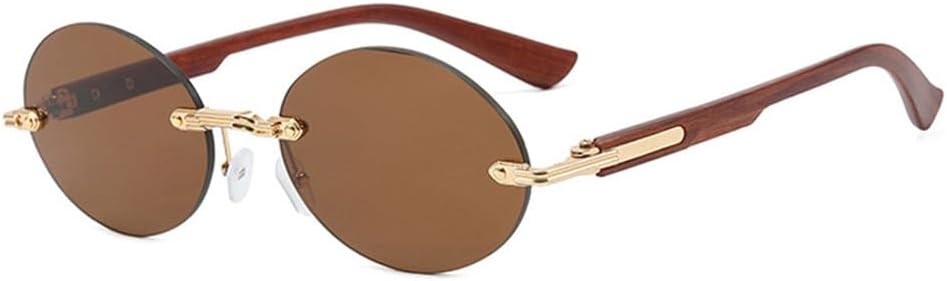 

Солнцезащитные очки UV400 с металлической оправой и градиентной расцветкой, подходят для женщин и мужчин, для бега и занятий спортом на открытом воздухе UYPTK, Gold-brown