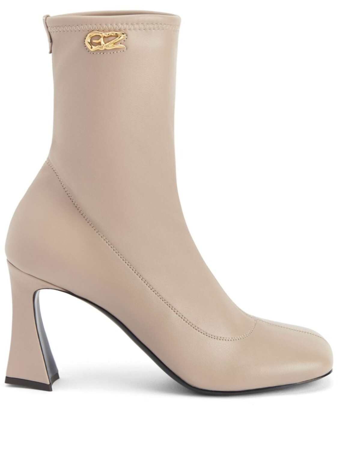 

Giuseppe Zanotti ботильоны Alethaa 85 с логотипом, нейтральный цвет