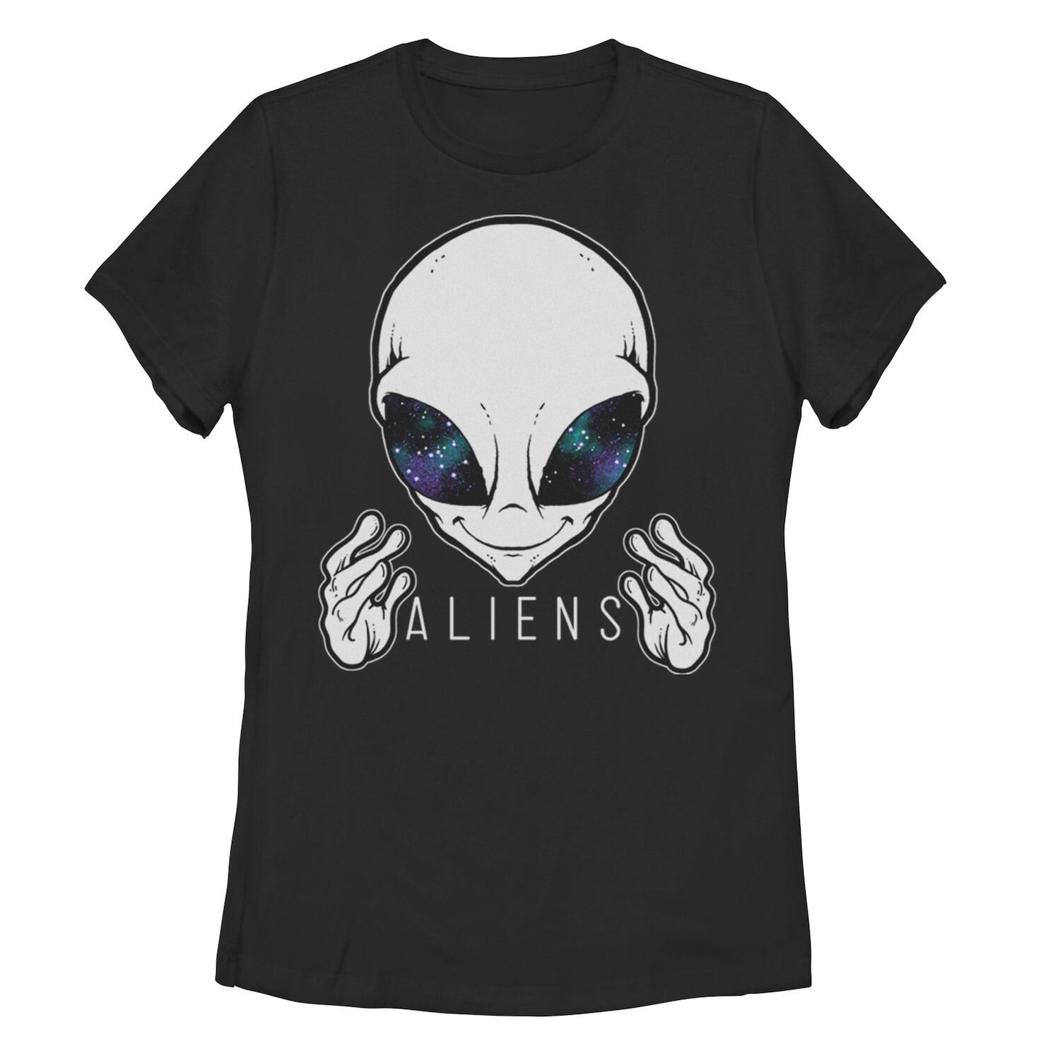 

Детская футболка с рисунком Alien Space Eyes Come Here