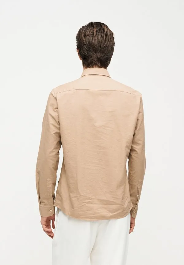 Рубашка роан Boss, Open Beige — фото 4