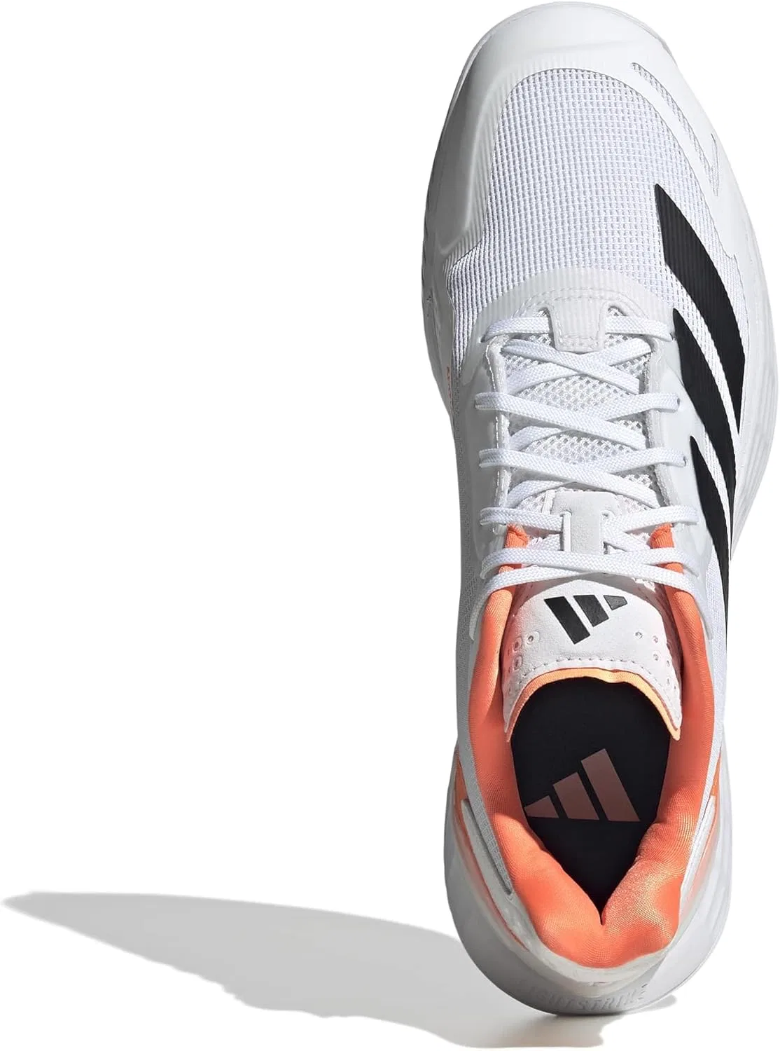 Мужские теннисные кроссовки Adidas Defiant Speed ​​2, Ftwr White Core Black Lucid Orange — фото 2