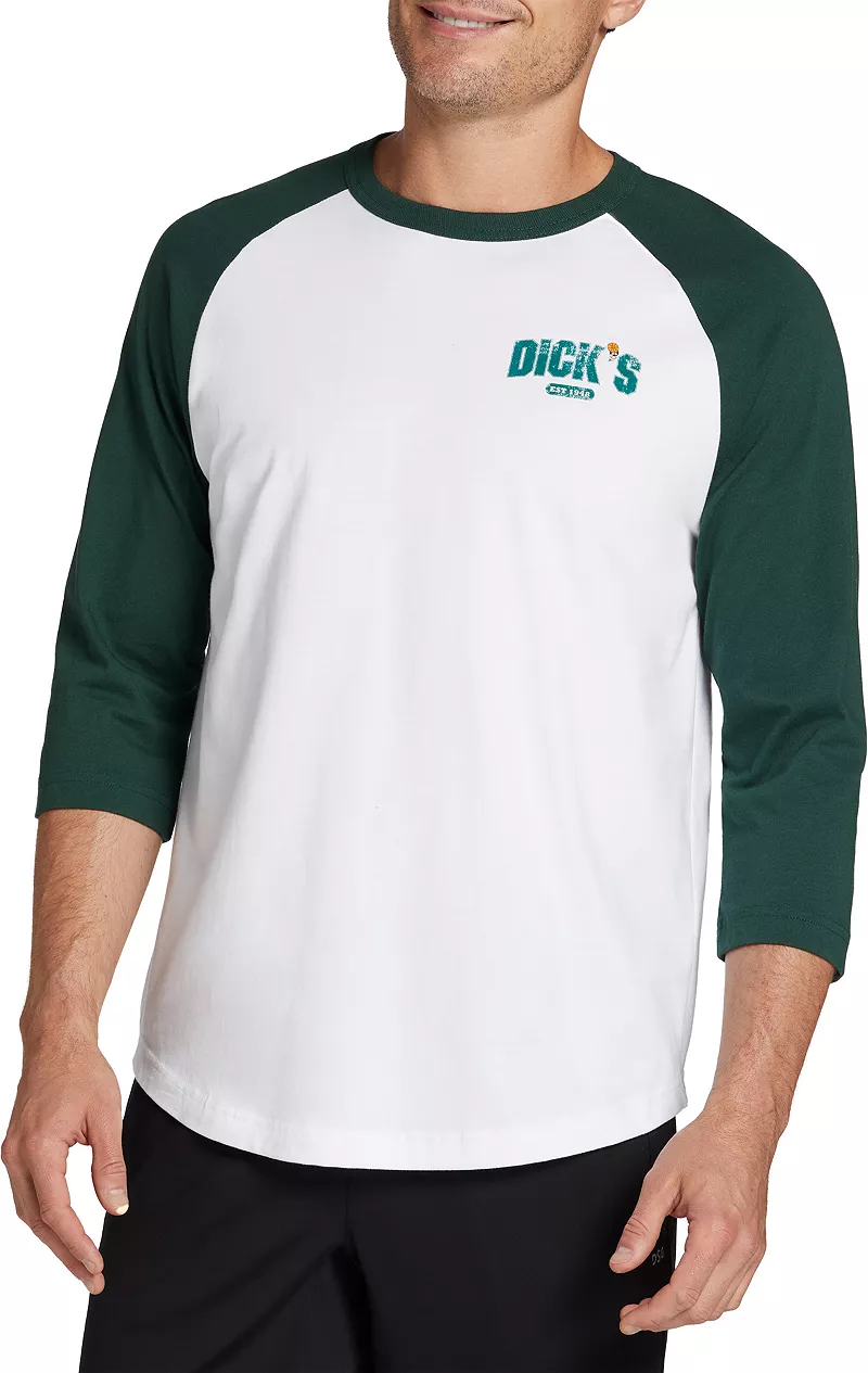 

Рубашка реглан с цветными блоками DICK's Heritage Shop DICK'S Sporting Goods, белый/зеленый