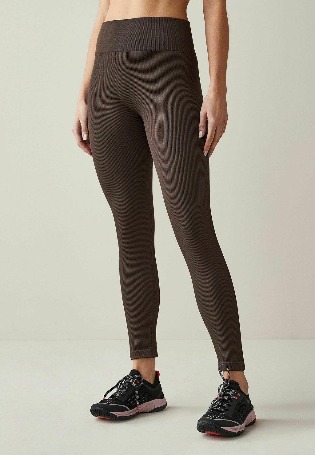 

Леггинсы HIGH WAIST STANDARD Next, коричневый/меланж