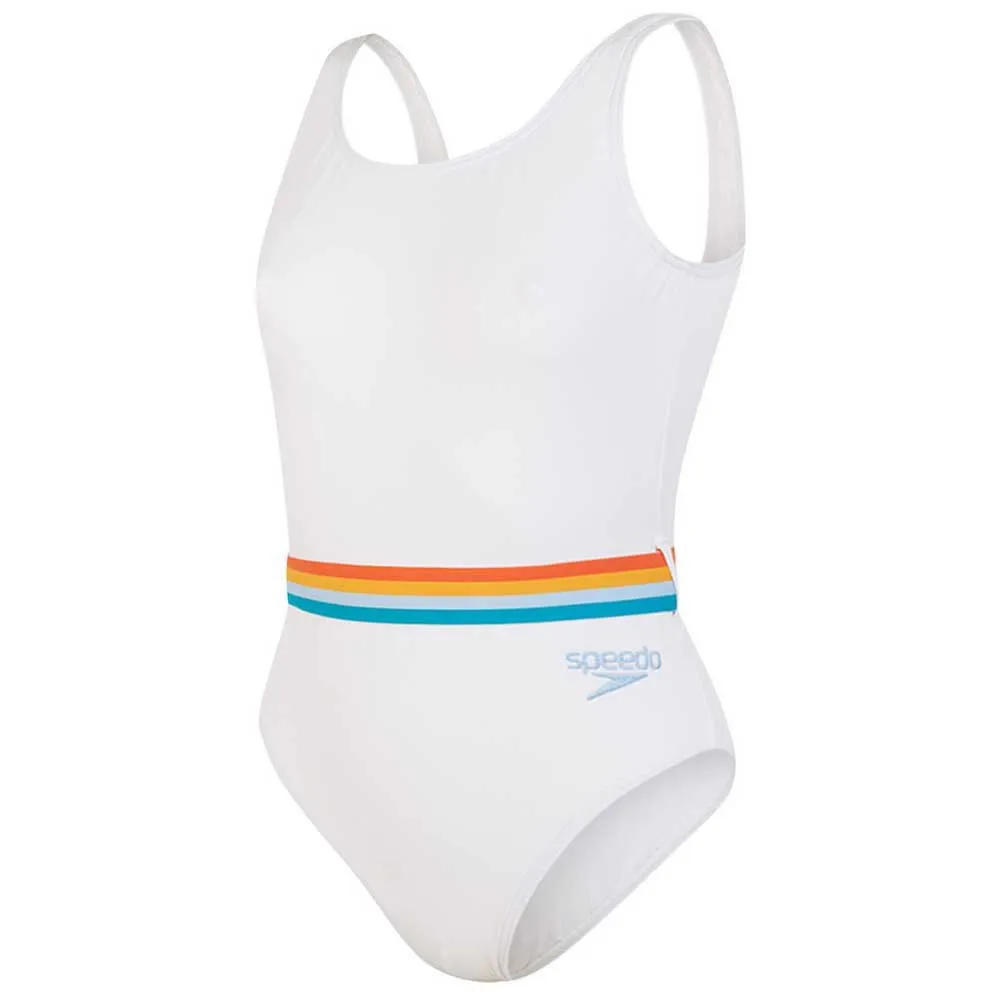 

Купальник Speedo Belted Deep U-Back, белый