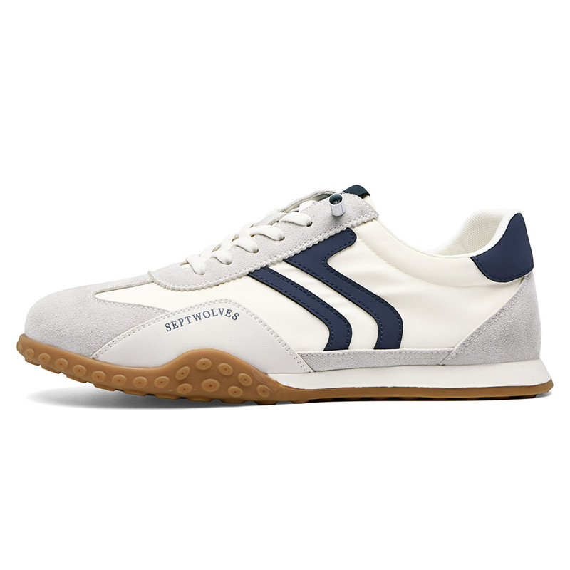 

Низкие немецкие армейские кроссовки мужские SEPTWOLVES, White Blue (Standard Leather Shoe Size)