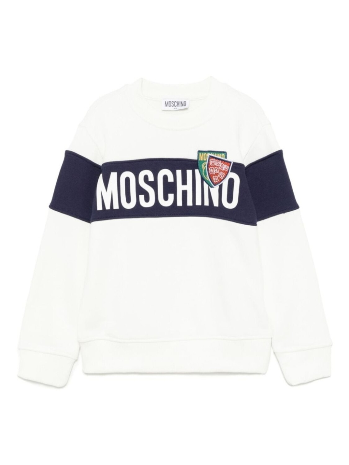 

Толстовка с логотипом Moschino Kids, нейтральный цвет