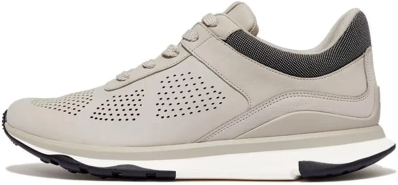 Мужские спортивные кроссовки FitFlop Vitamin Ffx Perf из нубука, Clay Grey Urban White