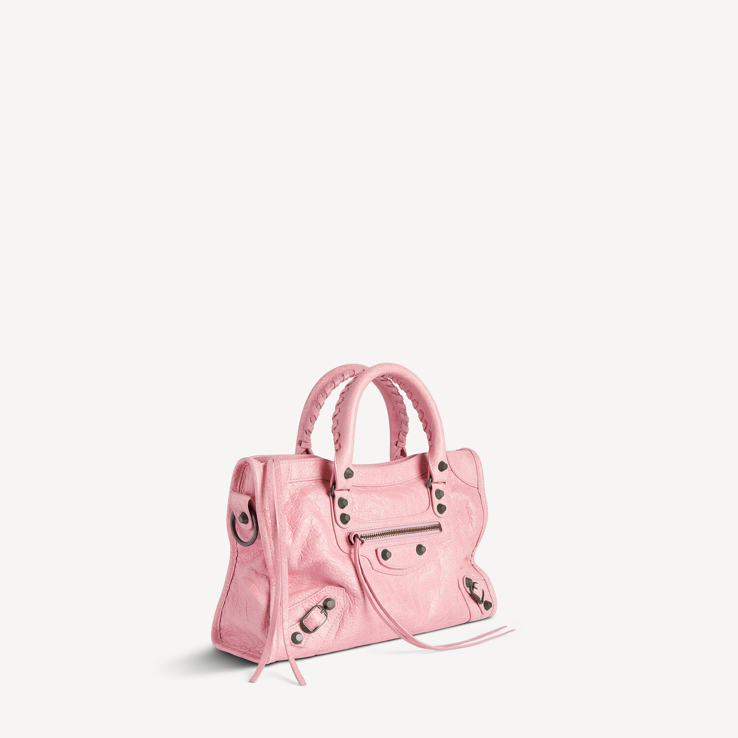 BALENCIAGA Женская сумка Le City Small в винтажном розовом цвете — фото 2