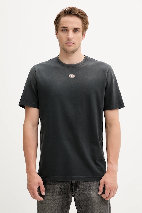 

Хлопковая футболка T-ADJUST-T1 Diesel, черный