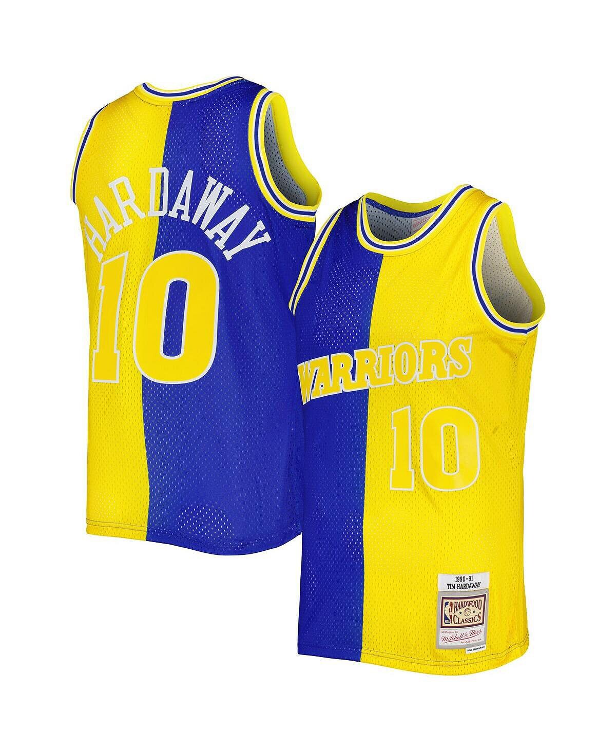 

Мужская футболка Tim Hardaway Royal, золото Golden State Warriors Hardwood Classics 1990-91 Split Swingman Mitchell & Ness, Желтый, Мужская футболка Tim Hardaway Royal, золото Golden State Warriors Hardwood Classics 1990-91 Split Swingman Mitchell & Ness