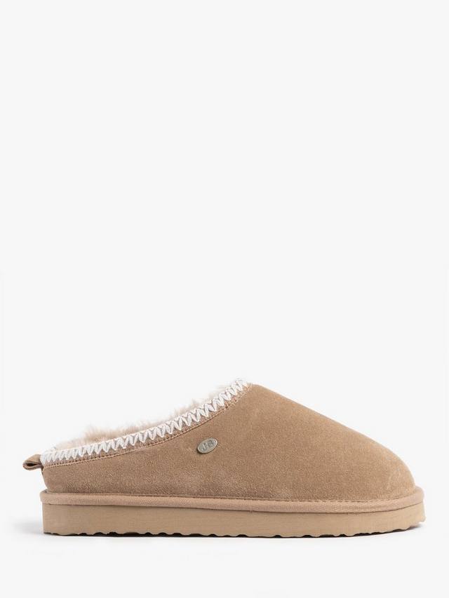 Эрин тапочки-мюли из овчины Just Sheepskin, Taupe