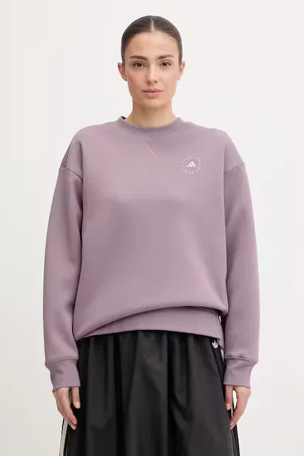 Худи женское с принтом Adidas by Stella McCartney, фиолетовый