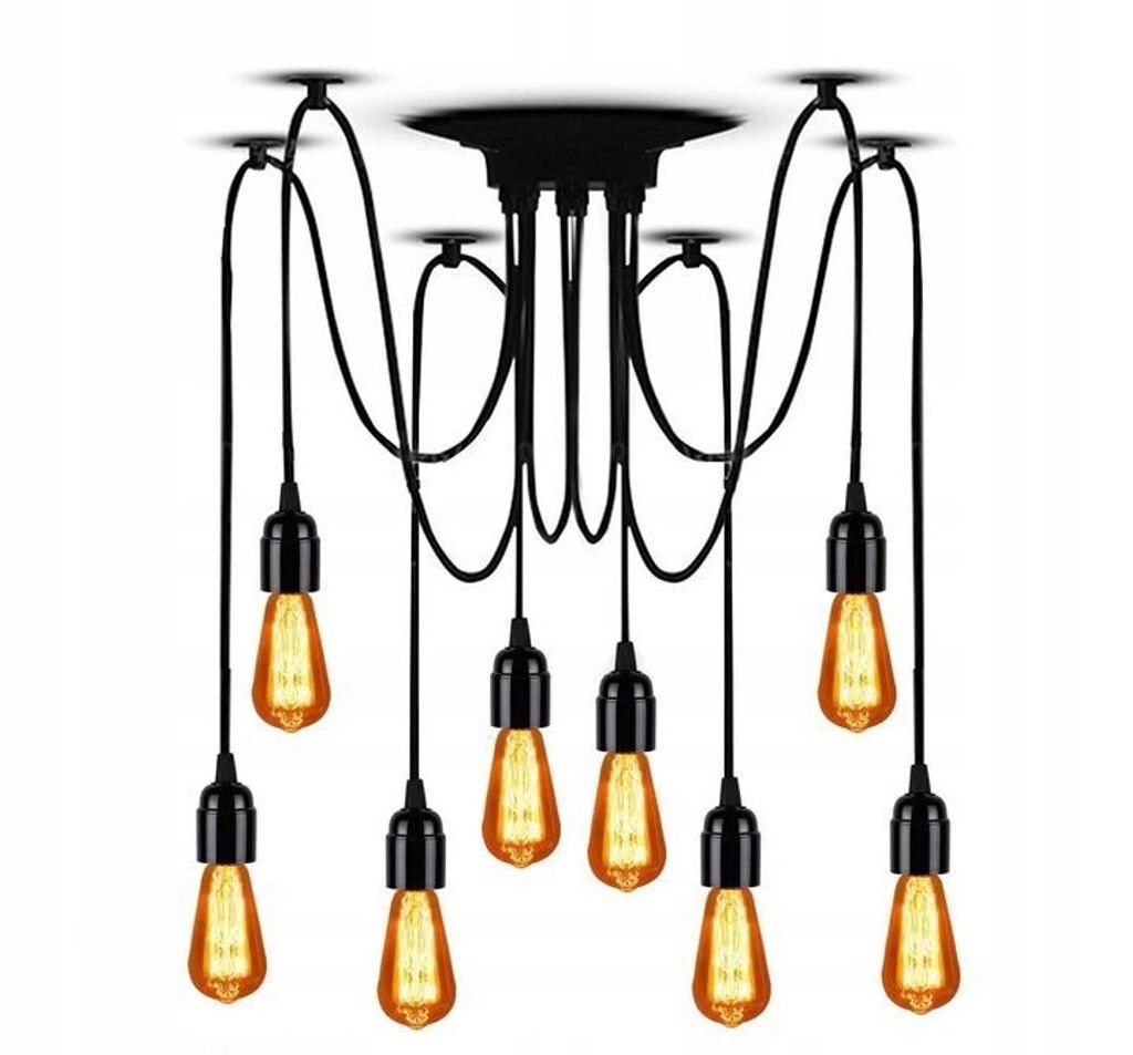 

Подвесной светильник Toollight Jdl-02 Spider 8 E27 Toolight, черный