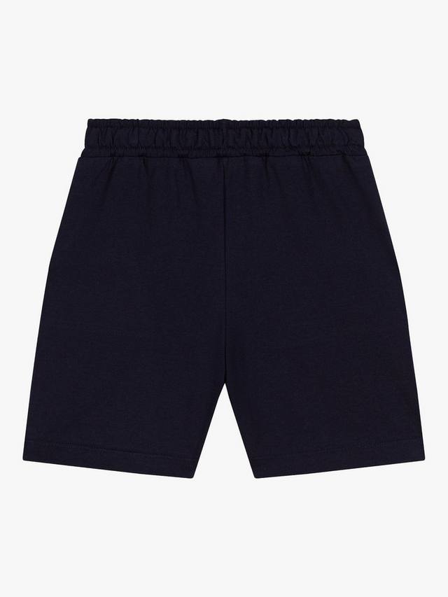Детские хлопковые шорты с карманами и кулиской Petit Bateau, Smoke — фото 2