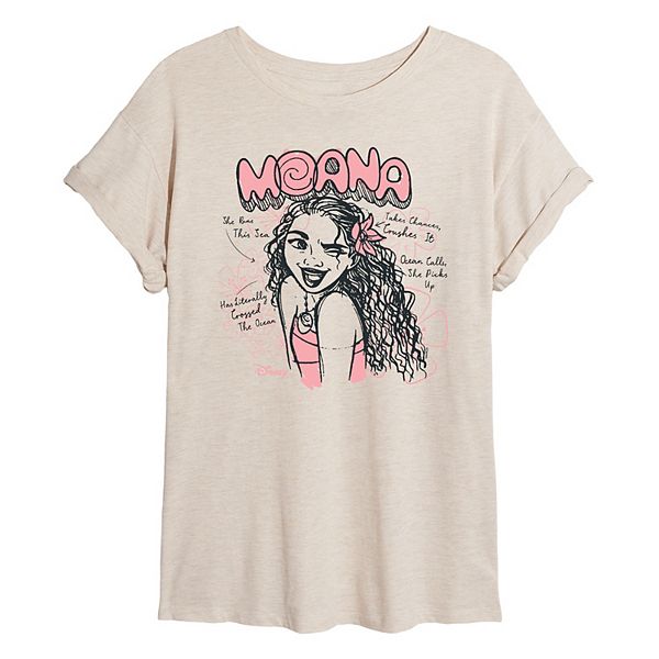 

Футболка Juniors Moana Sketch oversized Disney