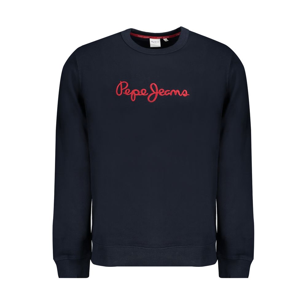 

Синий хлопковый свитер Pepe Jeans