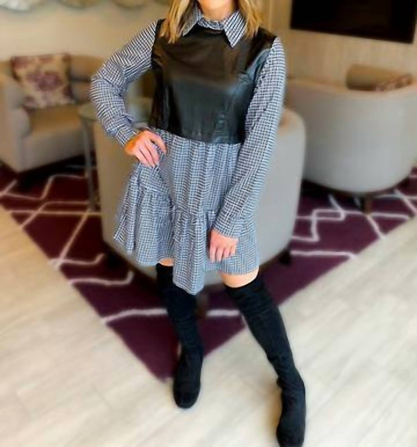 

Платье Farrah в черном и белом цветах With love