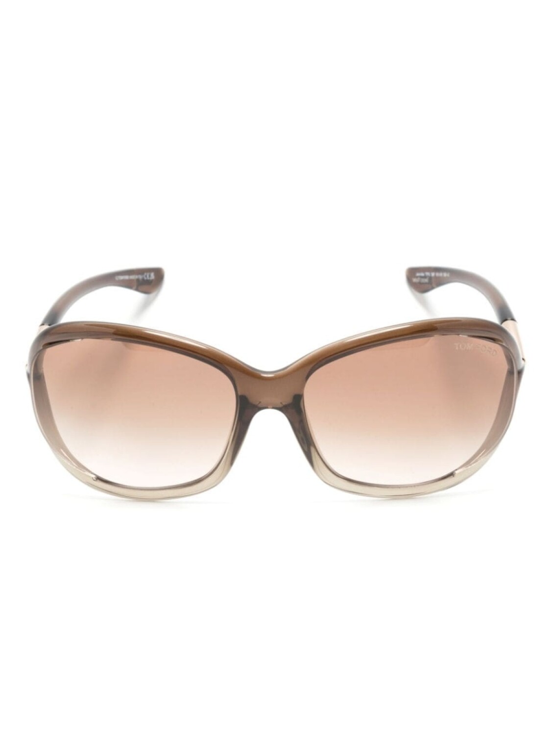 

TOM FORD Eyewear солнцезащитные очки в прямоугольной оправе, розовый