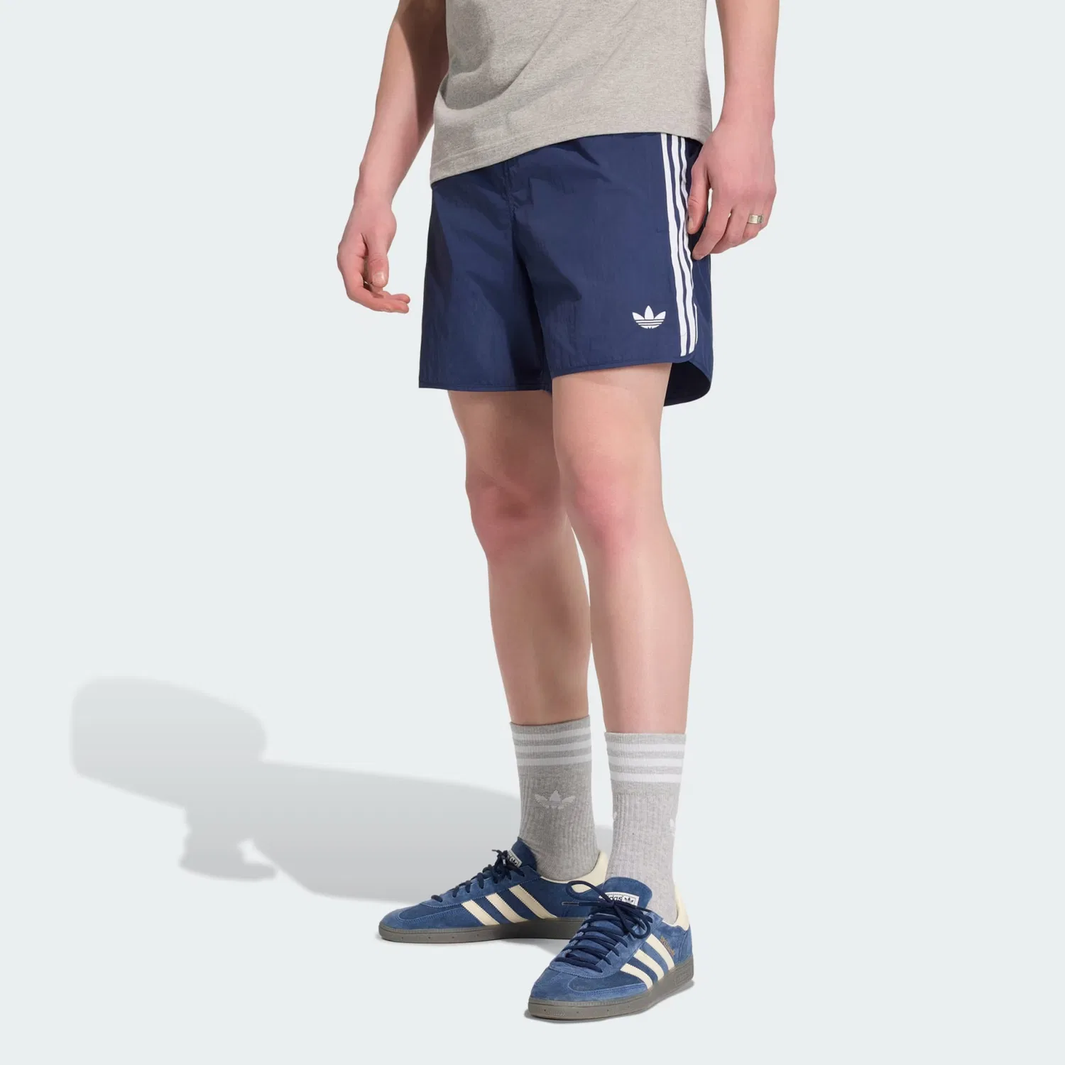 Шорты Adidas Originals Regular Pants Sprinter темно-синего цвета — фото 2