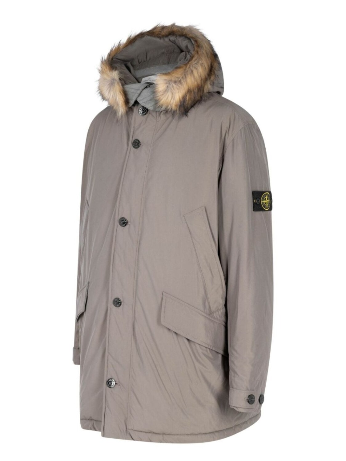 Парка Micro Reps Stone Island, зеленый — фото 3