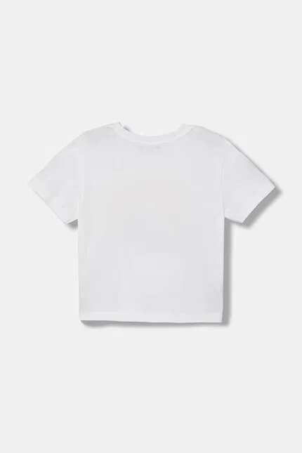 Футболка с принтом для детей United Colors of Benetton, белый — фото 2