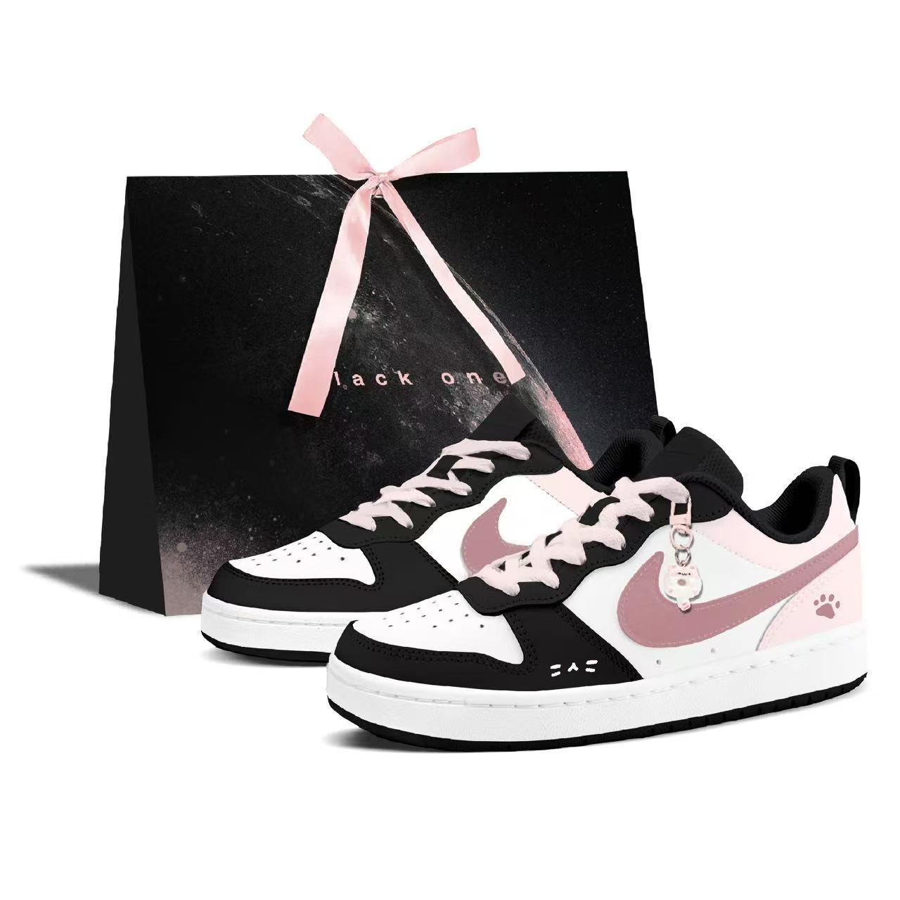 

Детские скейтерские кроссовки Court Borough для младших школьников Nike, черный