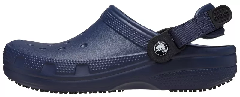 Классические нескользящие рабочие сабо Crocs, темно-синий — фото 3