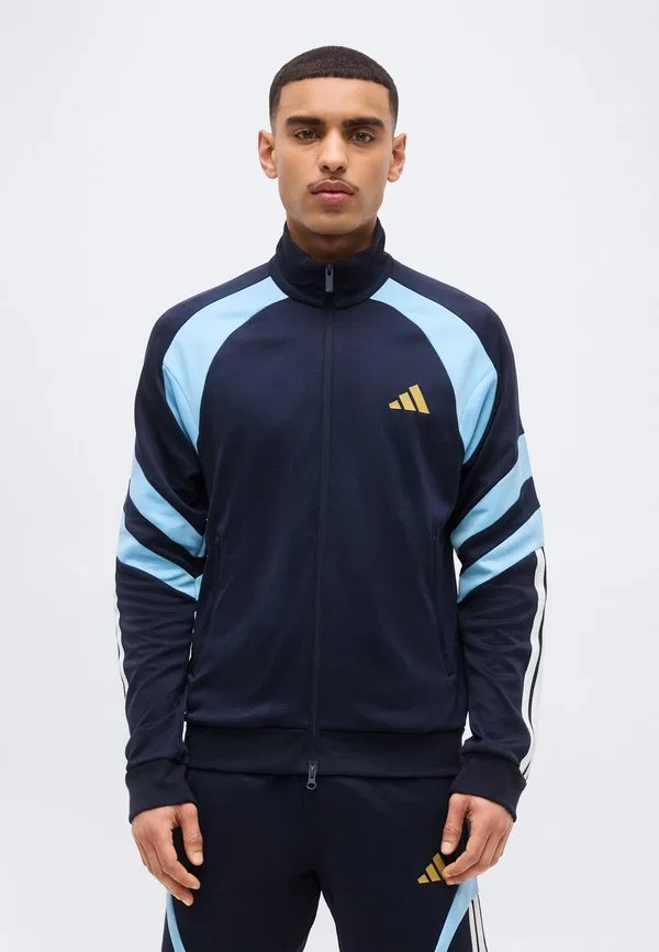 Спортивная куртка house of tiro nations pack track top training jacket Adidas Sportswear, Night Navy/Ice Blue/White