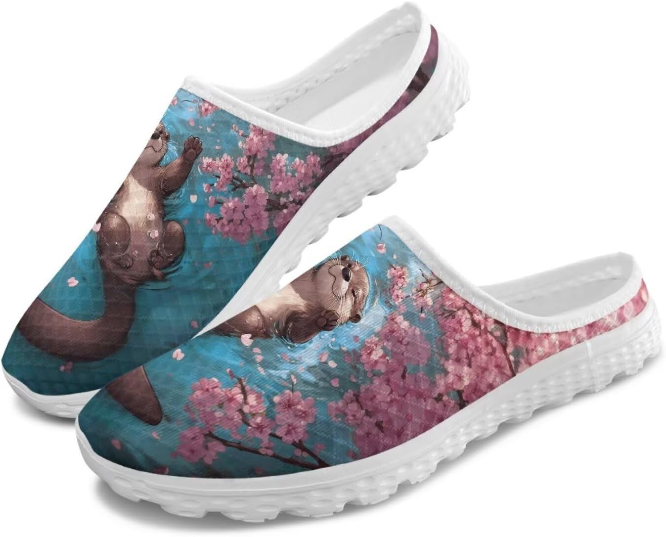 

Полуботинки-тапочки, повседневные спортивные туфли без шнурков, прогулочные мюли с противоскользящей подошвой для дома и улицы, женские Tomeusey, розовый