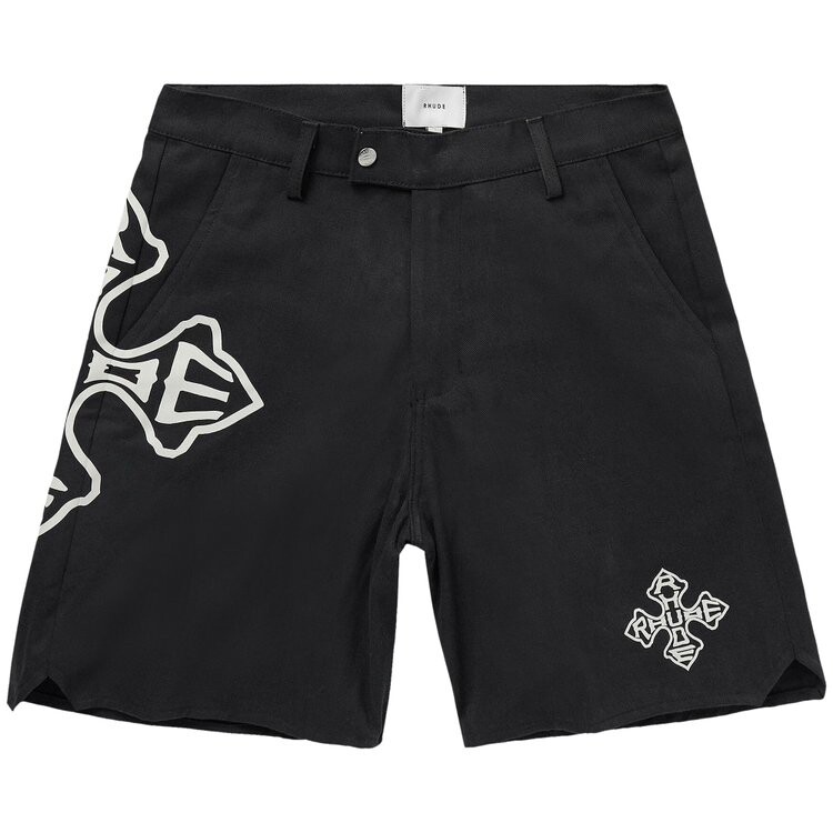 

Шорты Rhude Cross Logo Twill Short, черный