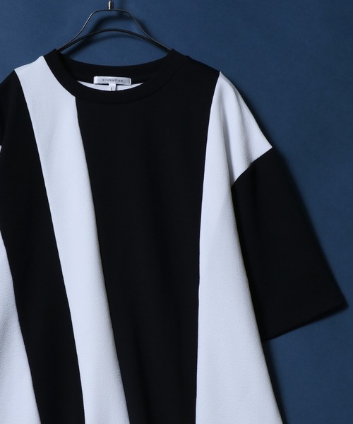 

ANPAS Футболка свободного кроя с коротким рукавом, жемчужной текстурой и эффектом смены цвета, Amunzen, черная